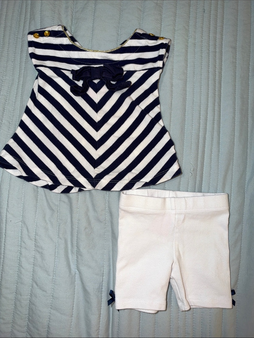 Isaac Mizrahi 2 Piece Matching Nautical-look Set